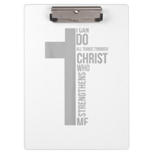 Carpeta De Pinza Puedo Hacer Todas Las Cosas A Través De Cristo Que