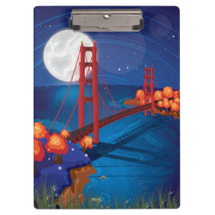 Carpeta De Pinza Puente Golden Gate de San Francisco