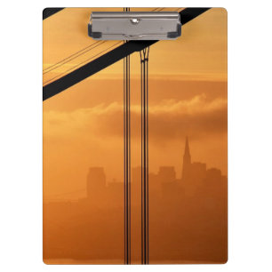 Carpeta De Pinza Puente Golden Gate delante del San Francisco