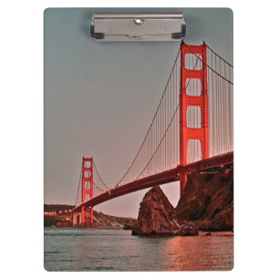 Carpeta De Pinza Puente Golden Gate en Sun abajo