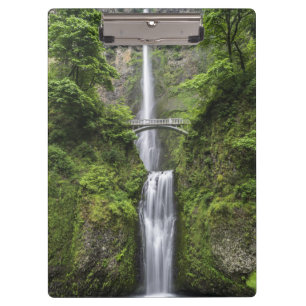 Carpeta De Pinza Puente sobre cascada impresionante fotografía escé