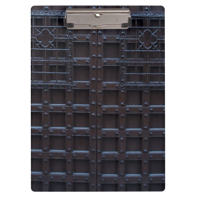 Carpeta De Pinza Puerta de hierro marrón fuerte (Anverso)