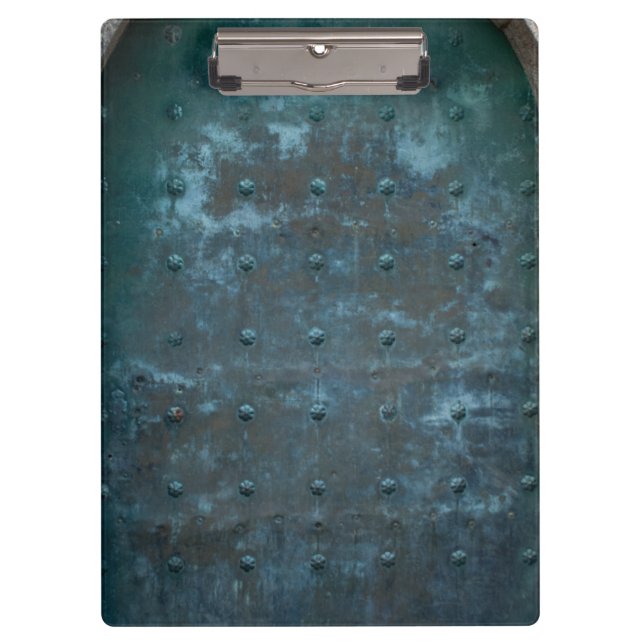 Carpeta De Pinza Puerta metalizado deslustrada cobre español viejo (Anverso)