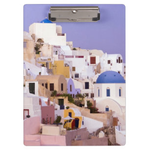 Carpeta De Pinza Puesta de sol en Oil, Santorini 2