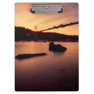 Carpeta De Pinza Puesta del sol del puente de St Johns