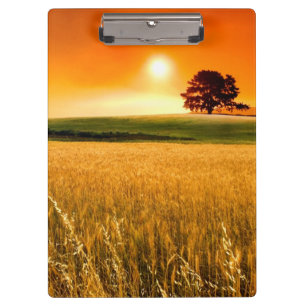Carpeta De Pinza Puesta del sol roja sangre