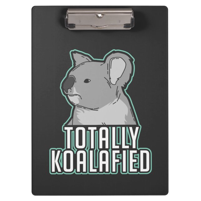 Carpeta De Pinza Pun - Totalmente Koalafied (Anverso)