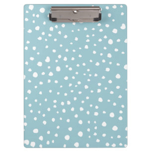 Carpeta De Pinza Puntos dálmatas azules, puntos dálmatas, impresion