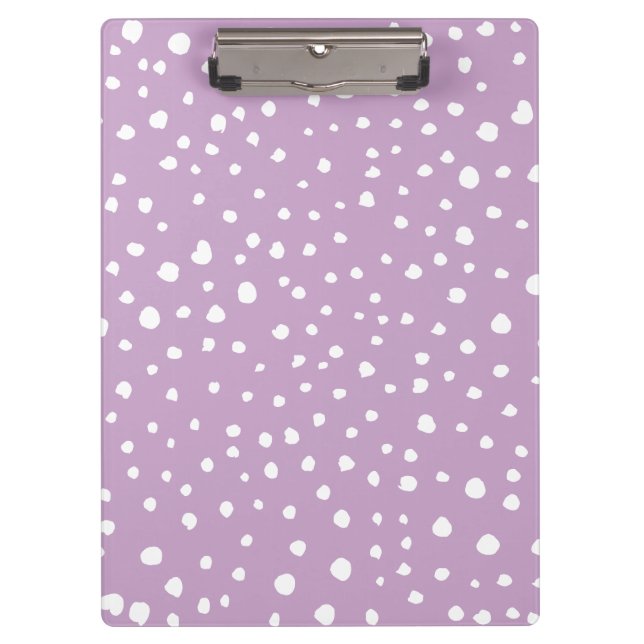 Carpeta De Pinza Puntos Dalmatianos Lilac, Puntos Dalmatianos, Dota (Anverso)