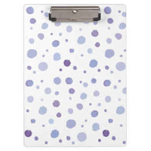Carpeta De Pinza puntos de lunares pintados a mano