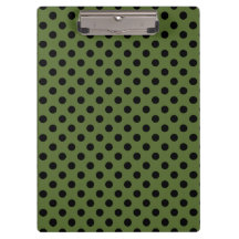 Puntos negros personalizables sobre fondo verde ol