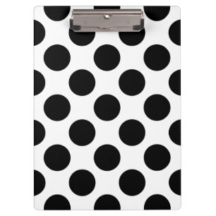 Carpeta De Pinza Puntos patrón sin costuras negro + tu espalda