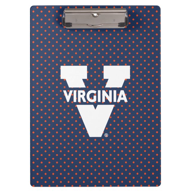 Carpeta De Pinza Puntos polacos de Virginia Cavaliers (Anverso)