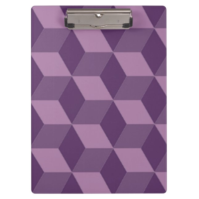 CARPETA DE PINZA PURPLE CUBES (Anverso)