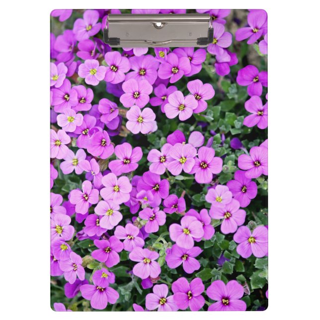 Carpeta De Pinza Purple Flowers (Anverso)