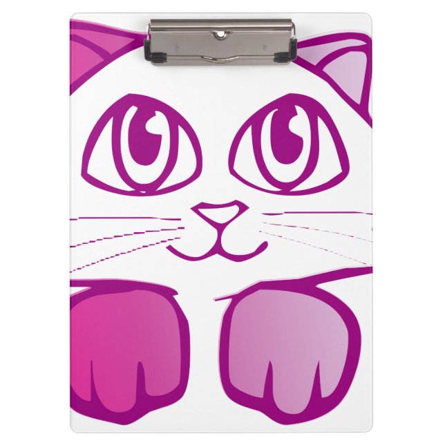 Carpeta De Pinza Purple Kitty (Anverso)