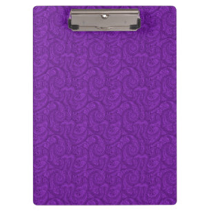Carpeta De Pinza Purple Paisley