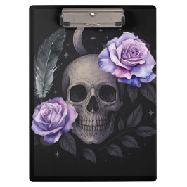 CARPETA DE PINZA PURPLE SKULL