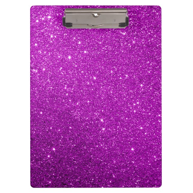 Carpeta De Pinza Purple Sparkly Purpurina (Anverso)
