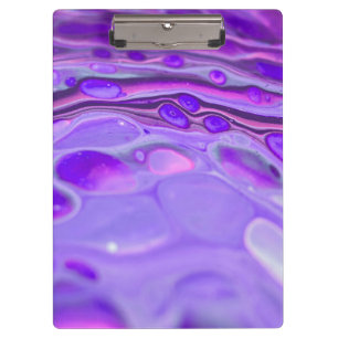 Carpeta De Pinza Púrpura acrílico rosa, mármol de pintura de arte f