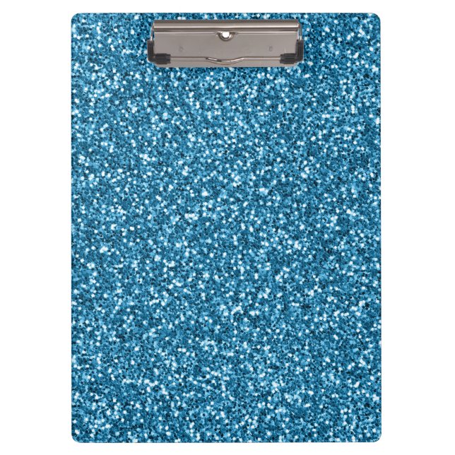 Carpeta De Pinza Purpurina Azul de Boston (Anverso)