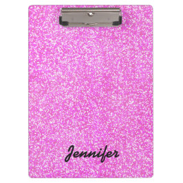 CARPETA DE PINZA PURPURINA DE NIÑAS PERSONALIZADAS CON NOMBRE