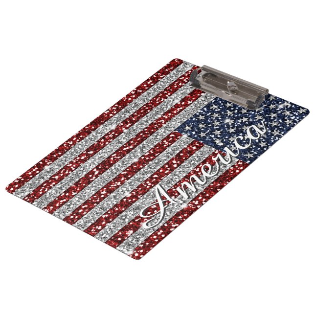 Carpeta De Pinza Purpurina falso de moda de Guay (Angular)