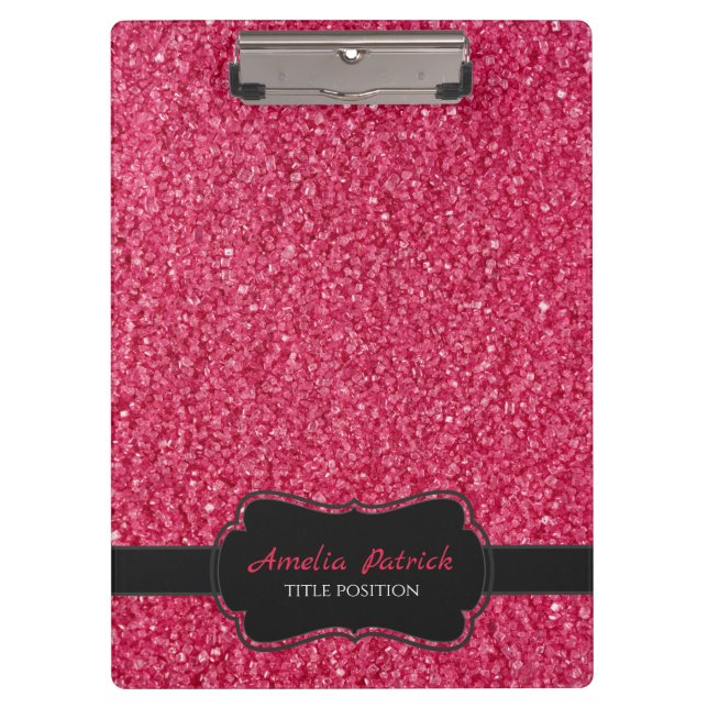 Carpeta De Pinza Purpurina Red Sparkling (Anverso)
