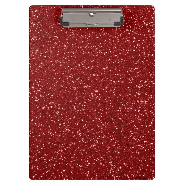 Carpeta De Pinza Purpurina rojo (Anverso)
