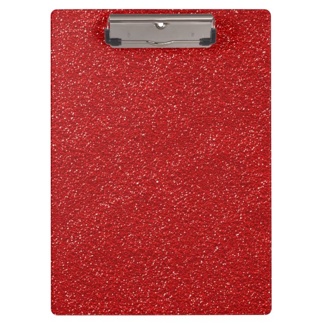 Carpeta De Pinza Purpurina Rojo, Sparkly, Purpurina de fondo (Anverso)