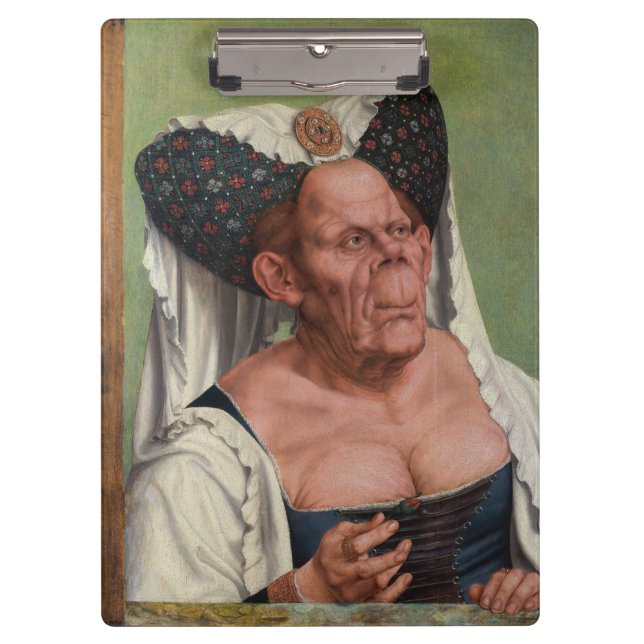 Carpeta De Pinza Quentin Matsys - Una Grotesca anciana (Anverso)