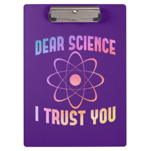 Carpeta De Pinza Querida Ciencia Te Confío - Ciencia Divertida