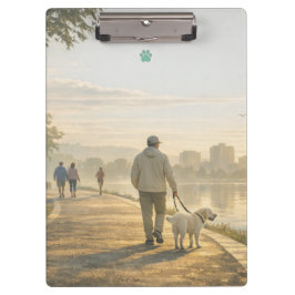 Carpeta De Pinza Quiet Morning Walk – Veterinary Clinic Clipboard