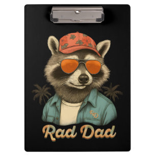 Carpeta De Pinza Rad Dad Funny Feliz Día del Padre Vintage