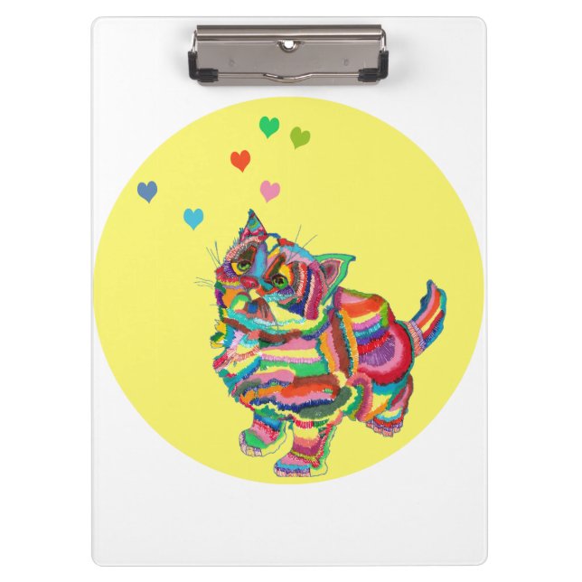 Carpeta De Pinza Rainbowcat (Anverso)