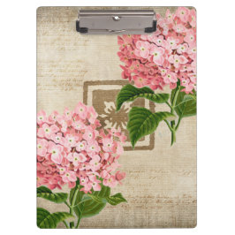 Carpeta De Pinza Ramilletes de Hortensias Rosas II