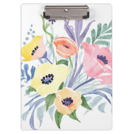 Carpeta De Pinza Ramo de flores de primavera | Acuarela floral boni
