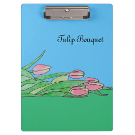 Carpeta De Pinza Ramo de tulipanes acostado