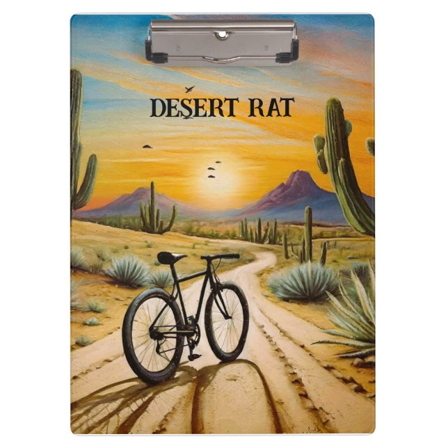 Carpeta De Pinza Rata del desierto, personalizable (Anverso)