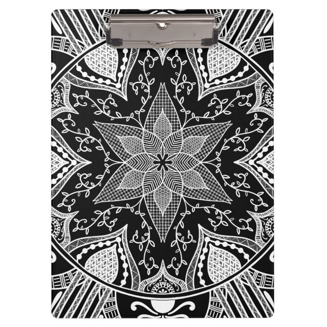 Carpeta De Pinza Raven Mandala (Anverso)