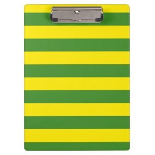 Carpeta De Pinza Rayas amarillas y verdes