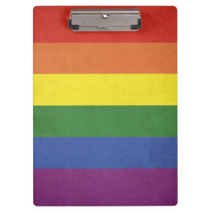 Carpeta De Pinza Rayas arcoiris