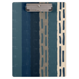 Carpeta De Pinza Rayas azules y neutras irregulares y controles sut