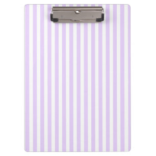 Carpeta De Pinza Rayas de caramelo blanco y púrpura