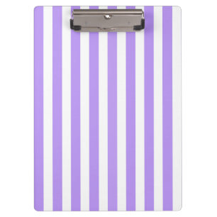 Carpeta De Pinza Rayas de caramelo morado y blanco