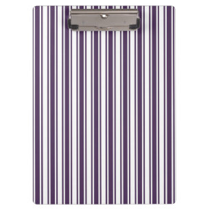 Carpeta De Pinza Rayas de caramelo morado y blanco oscuro