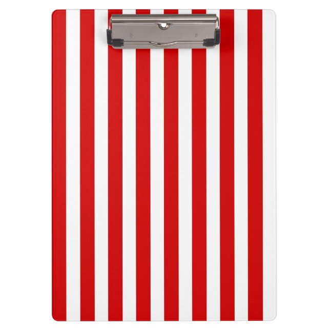 Carpeta De Pinza Rayas de caramelos rojas y blancas (Anverso)