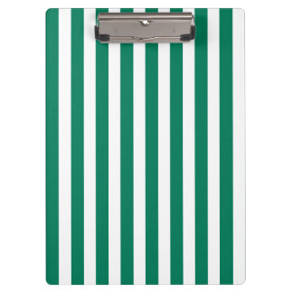 Carpeta De Pinza Rayas de caramelos verdes y blancos