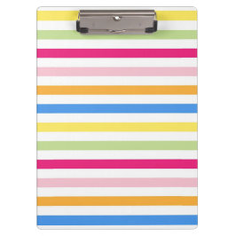 Carpeta De Pinza Rayas de colores