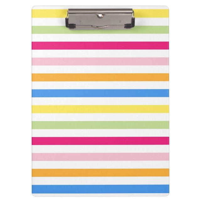 Carpeta De Pinza Rayas de colores (Anverso)